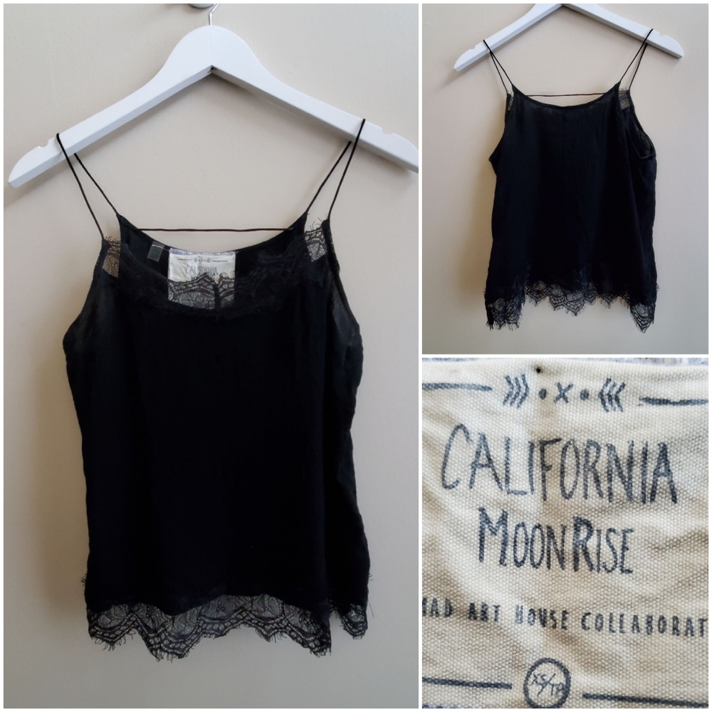 California moon rise camisole with lace XS